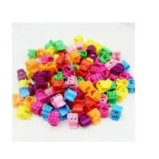 Kit Mini Piranhas Plasticas Com 96 Unidades Acessório De Cabelo