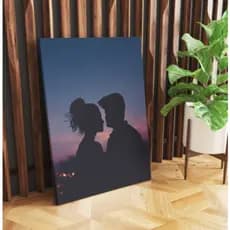Quadro Personalizado Dia das Mães Grande em Tecido 50cm x 70cm