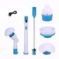 Esfregão Spin Mop Elétrico Vassoura Recarregável Scrubber Portátil Bivolt