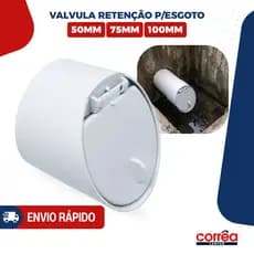 Válvula de Retenção para Esgoto Ponteira  – 50mm 75mm 100mm