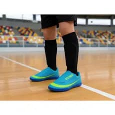 Chuteira Futsal Infantil Masculina Keepway Para Quadra e Salão