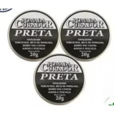 Kit pomada curador preta 3 unidades de 20g