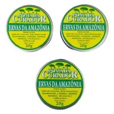 Kit Pomada ervas da Amazônia 3 unidades de 20g -curador