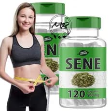 Natuervas - Sene 100%natural 1. 2. 3 unidades de 120 cápsulas de 500mg