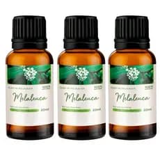 Óleo de Melaleuca 100%natural 1. 2. 3. 5 unidades de 20ml