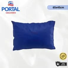 Travesseiro Impermeável em Espuma Flocada 65x45cm Hospitalar
