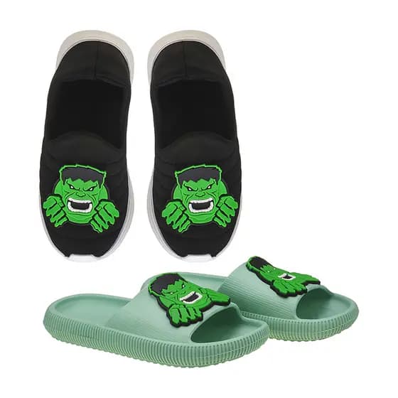 Kit Tênis Calce Fácil e Chinelo Nuvem Slide Personalisado Huck