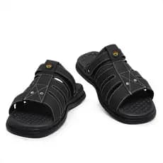 Sandália Chinelo Anti Stress Masculino Couro Legítimo