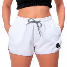 Shorts Feminino Lisos Cores Diversas Moda Casual Praia Ou Academia Com Bolsos Tecido Leve