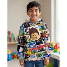 Blusa de Frio Infantil Moletom Grosso Flanelado Quentinho Moda Inverno Estampas Personagens Kids