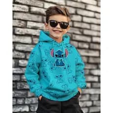 Agasalho Moletom Infantil Masculino Flanelado Conjunto Quentinho Confortável e Fácil de Vestir