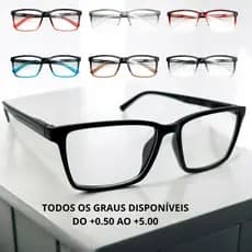 Óculos De Leitura Grau Perto Descanso Degradê TR90 Masculino e Feminino Unissex Com Lentes Prontas Para Uso Presbiopia