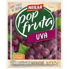 Suco POP FRUTAS 20 sucos de 25Gr