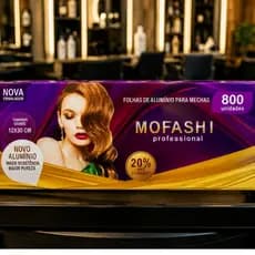Folhas de alumínio para mechas Mofashi - 800unidades