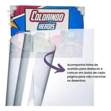 Livro De Colorir Vingadores