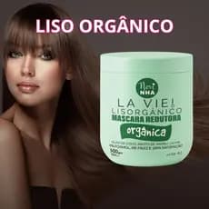 Máscara Orgânica  Redutora Natural Sem Formol 100% Orgânica 500grs