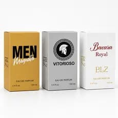 Kit Com 03 Perfumes Masculinos Referência Importada 100ml