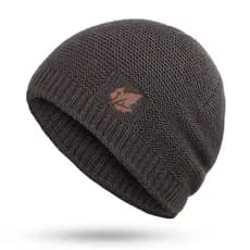 New Winter Knit Hats Men's Women's Outdoor Warm Thickening Plus Velvet Loose Winter Caps Skullies Ski Male Bone