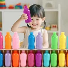 Garrafa Divertida Jogo De Adivinhação Infantil Cor Memória Bebida Brinquedos Educativos Cerebrais Vs . P4e4