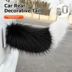 Decoração De Carro Com Cauda De Pelúcia Divertida Para Pára-Choque Traseiro Acessório Externo Estilo Animal Exclusivo