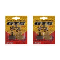 2 Pares de Pastilhas de Freio GTS Quadrado Com Mola Compatível com freios Shimano Hidráulico e Mecânico