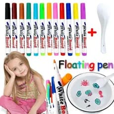 Marcadores Mágicos Mudanças De Cor Desenho Marcador De Quadro Branco De Tinta Flutuante Suprimentos De Pintura Para Crianças Caneta De Feltro