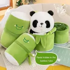 Bambu Panda Pelúcia Brinquedo Macio Simulação Boneca Presente De Aniversário