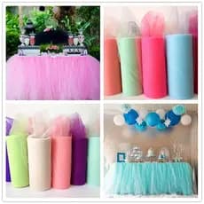 25 Metros Rolo De Tule Para Carretel De Festa/Presente/Casamento/Aniversário