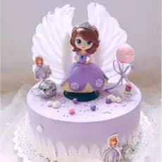Princesa Bolo Topper Desenho Animado Decoração De Estatueta Sofia