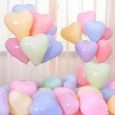 25PCS Balões De Amor Macaron De 12 Polegadas 2,2g Festa De Aniversário De Casamento Decoração Látex Em Forma De Coração