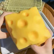 Squishy Quadrado Queijo Squeeze Brinquedos Recuperação Lenta Empurrar Alívio Do Estresse Brinquedo Sensorial Manteiga Ma