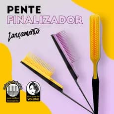 Pente Finalizador Pente Fitagem Cabelo Ondulado Crespo Cacheado Pente para Fitagem
