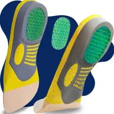 Palmilha Ortopédica Para Fascite Plantar e Esporão Calcâneo com Calcanhar em Gel
