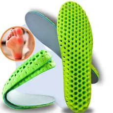 Palmilha Ortopédica Anti Impacto Para Esportes Correr Caminhar Alívio De Dores no Calcanhar