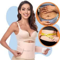 Cinta Compressora Modeladora para Diástase e Suporte da Lombar