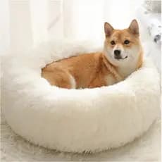 Cama 90cm de diâmetro pet grande  felpudo