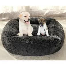 cama caminha retangular pet nuvem cães e gatos antialérgico 80cm x 70cm