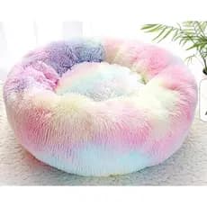 caminha  60x60 cama pet peludo felpudo cachorro gato antialérgico