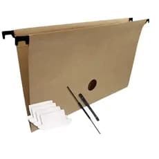 Pasta Supensa Kraft Para Guarda Documentos e Arquivos 25 E 10O UNIDADES