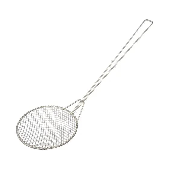 Escumadeira Para Fritura Cabo Longo Rede Com Diâmetro 16cm