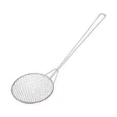Escumadeira Para Fritura Cabo Longo Rede Com Diâmetro 16cm