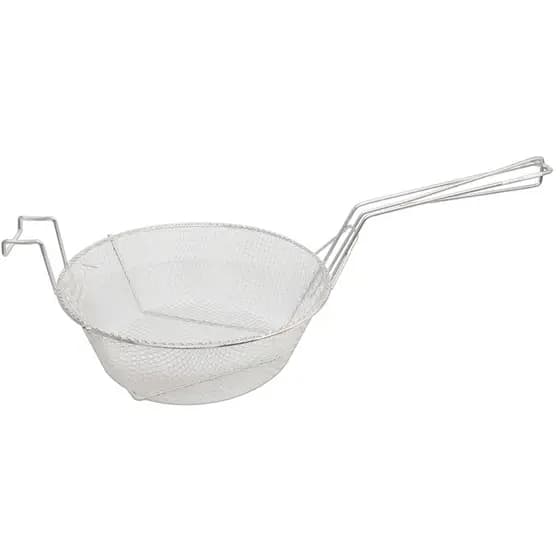Cestinho Para Fritura Aço Redonda Frita Batata Diâmetro 35cm