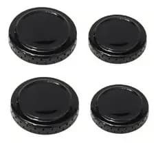 Kit 4 Tampas Espalhadores Para Fogão Atlas Mônaco Coliseum Glass (2 Grandes + 2 Pequenas)
