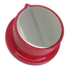 Botão Temperatura e Timer Para Air Fryer Mondial AFN-40 e AFN-50 Vermelho