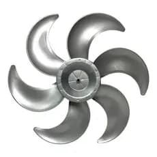 Hélice Para Ventilador Britânia/Philco 40cm 6 Pás Prata Bvc450P Turbo Bvt405 Pvt400