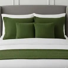 Kit Cama Posta King Luxo 5 Peças Piquet Premium Peseira Porta Travesseiro Decorativo
