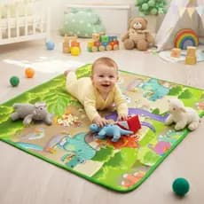 Tapete Infantil Decorativo Impermeavel Antiderrapante Quarto de Bebê