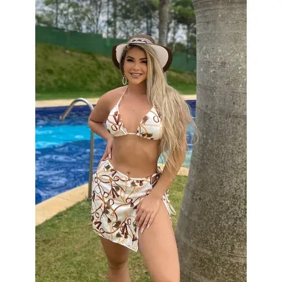 RWX VEST Ww24 - Biquini 3 Peças Estampado Novidade 2025