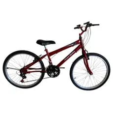 Bicicleta Aro 24 Rebaixada Masculino com 18v V-brake