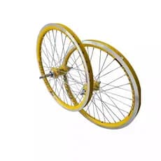 Par de Roda Aero Aro 20 Viper  Cubo de Aluminio com Rolamento Para Bike Aro 20 Bicicleta